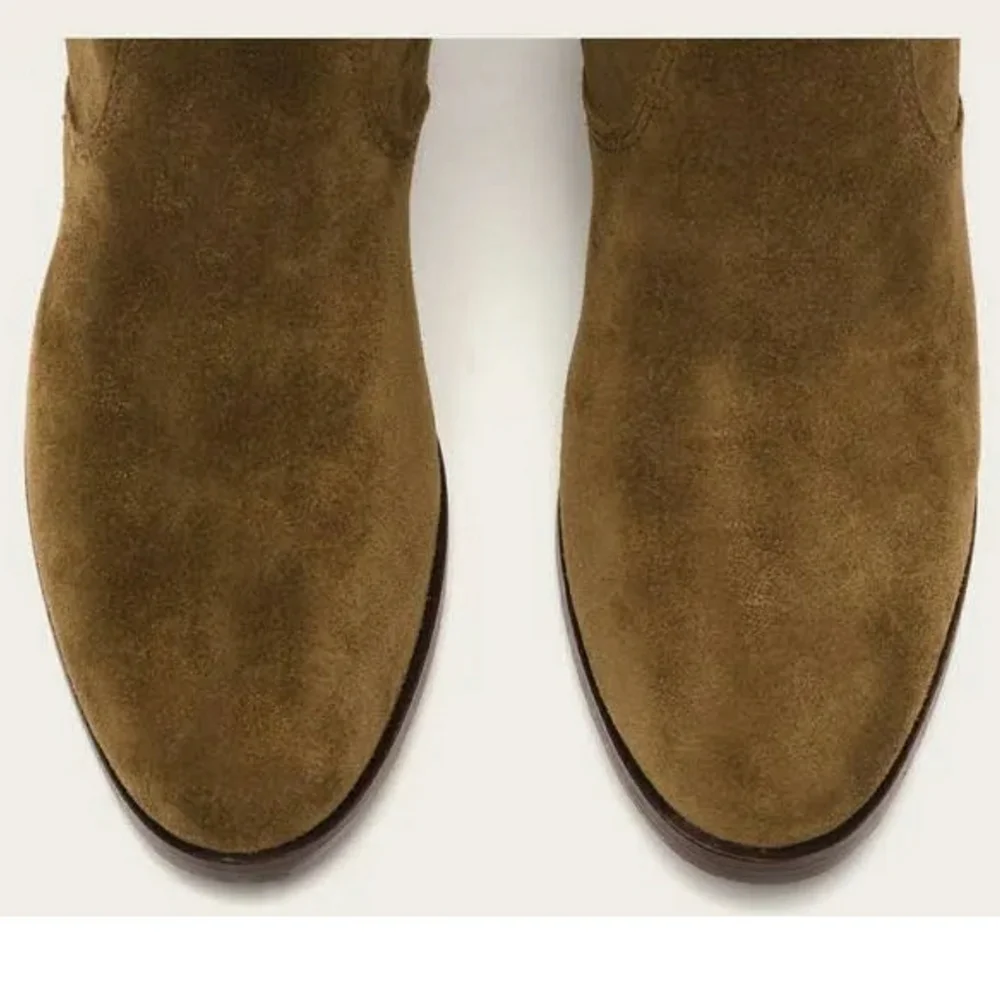 Chic & Beautiful Frye OTK Oiled Suede Boots